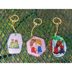 Vintage Country Children Love Lens keychains